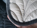 百熙尼新款沙发垫四季通用皮防滑简约加厚坐垫子冬季毛绒套罩支持定制 芭蕉叶黑灰（升级款高克重） 70*70 实拍图