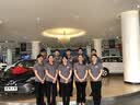 晨芙职业衬衫男女夏短袖银行4S店工作服衬衣销售员工装正装定制绣LOGO 1811单件灰色衬衫【女】 XL 实拍图