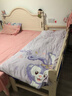 英美丹尼【现货】儿童床实木拼接加宽床带护栏原木单人床拼床婴儿床可定制 升级款 两面护栏+床垫 長*寛：200*80 高备注 实拍图