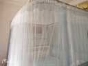 彩羊恒源祥集团家纺导轨蚊帐家用1.8米床u型轨道三开门落地纹帐 实拍图