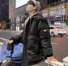 凡迪时尚假两件棉服男士冬季外套棉衣男新款潮牌衣服保暖棉衣棉袄休闲情侣 黑色 L （100-120斤左右） 实拍图
