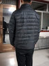 啄木鸟轻薄羽绒服男秋冬季款外套男连帽情侣加绒保暖袄子冬装上衣服男装 1800-1黑色【立领款】 2XL （140-160斤） 实拍图