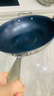 五江 WUJO炒锅家用 蓝钻钛炒锅蜂窝锅炒菜锅健康材质明火电磁炉通用 蜂窝蓝钻炒锅 32cm 实拍图
