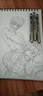 樱花日本樱花勾线笔针管笔绘图笔防水绘画描边笔SAKURA美术漫画建筑手绘专用勾线笔动漫设计绘图笔套装 黑色02【0.3mm】 实拍图