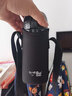 Bolikin杯套通用象印保温杯套带背带水杯袋斜挎水杯套保护套防摔儿童杯套 新款背带杯套黑色 300-360ml 实拍图