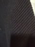 A21毛衣男装秋季宽松圆领落肩简约多色可选学院风保暖针织衫男 黑色 175/88A/L 实拍图
