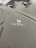 骆驼（CAMEL）三防冲锋衣户外登山服防风防水防污三合一运动外套 AD22263513X，抓绒内胆银化绿女 2XL 实拍图