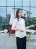 燕浔衬衣女装2025夏季新款雪纺衬衫女长袖气质超仙薄款开衫空调衫早春 白色 L 实拍图