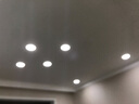 飞利浦（PHILIPS） LED筒灯高显防眩孔径75mm嵌入式天花过道三色孔灯超薄桶洞筒射灯 大光面20W【开孔195-210mm】 暖黄光3000k 实拍图