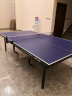 红双喜（DHS）乒乓球桌家用可折叠标准训练专业比赛乒乓球台 标准T2024（带轮）+1网架+2球拍+10球 晒单实拍图