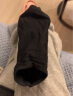 恒源祥袜子男士100%纯棉抗菌防臭船袜薄款运动短筒袜6双夏季 纯色黑3白3 实拍图