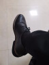 卡帝乐鳄鱼（CARTELO）英伦牛皮商务正装休闲男士低帮系带皮鞋男511  棕色 40 实拍图