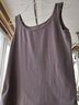 恒源祥吊带背心女士纯棉内穿打底内衣可外穿薄款修身夏季无袖上衣性感白 白色 M (165) 实拍图