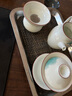 美仕威 不锈钢茶盘功夫旅行茶具 加厚茶托盘茶台储水 排水小型茶盘家用 32*22储水茶盘（带磁无排水） 实拍图