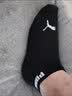 彪马（PUMA）男袜子男士女士款短筒运动休闲款棉袜透气情侣短袜吸汗夏季女袜 黑色 3双 均码 EU39-42(适合脚码40-44) 实拍图