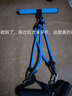 自游人 仰卧起坐辅助器 吸盘式 仰卧起坐健身器材家用懒人卷腹器多功能 一器三用【蓝色】拉力绳+辅助器 实拍图