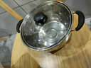 兴顺谦 汤锅炖汤锅不锈钢加厚蒸锅家用煮粥辅食奶锅火锅电磁炉燃气灶 实拍图