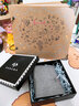 BABAMA【生日礼物】牛皮男士钱包小众潮牌短款零钱包情侣钱夹青年卡包 黑色 实拍图