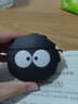魔杰乐（MOJIELE）创意卡通适用华为freebuds5i保护套freebudspro3耳机保护壳freebuds6i蓝牙耳机壳 【黑色煤球】送挂钩液态硅胶不掉盖 华为Freebuds4/4代/4E 实拍图