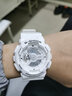 卡西欧Casio手表g-shock黑金魔金防震防水运动男表 白色GA-110MW-7A 实拍图