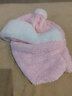 浩冠（HAOGUAN）帽子女士秋冬季毛线帽新款保暖骑车防风面罩防寒加厚护颈围巾一体 白色 均码有弹性 实拍图