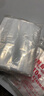 双富自封袋塑防尘密封袋PE透明食品分装塑料包装袋 11丝（白边）100只 18*26cm 实拍图