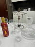 格娜斯（CRISTALGLASS） 水晶玻璃红酒杯套装高脚杯醒酒器勃艮第家用葡萄酒杯高档酒具 360ml 6支+带把醒酒器+古铜杯架 实拍图