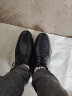 波图蕾斯男士系带商务休闲皮鞋低帮加绒保暖棉鞋男 P9859 黑色(加绒) 41 实拍图