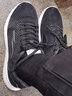 鸿星尔克（ERKE）男鞋情侣运动鞋男减震防滑跑步鞋轻便旅游鞋子休闲网面跑鞋子 正黑-男款 42 实拍图