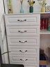 皇翔 实木斗柜储物柜卧室收纳柜五斗橱抽屉式收纳柜子家具柜客厅柜 六斗加门白 实拍图