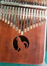 前谷拇指琴 卡林巴琴17音初学者手指琴kalimba琴卡琳巴乐器生日礼物 17音桃花芯-猫猫（复古） 实拍图