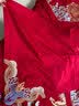 恒源祥结婚四件套 大红婚庆100%长绒棉四件套中式龙凤刺绣高档婚庆床品 龙凤贺彩【60S全棉长绒棉】 1.8米床床单款（被套220*240cm） 实拍图