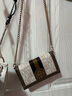 VANESSA HOGAN VH女包梵临小方包轻奢复古手机包潮流单肩链条斜挎包礼物送女友 杏色 实拍图