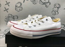 匡威（Converse）男鞋女鞋新款ALL STAR帆布鞋经典潮流低帮情侣鞋百搭休闲运动鞋 101000 白色 36.5 实拍图