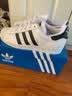 阿迪达斯（adidas）板鞋金标贝壳头小白鞋三叶草SUPERSTAR运动休闲鞋男女FU7712 38 实拍图