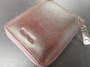 WILLIAMPOLO英皇保罗钱包男短款皮夹牛皮驾驶证套时尚钱夹多卡位证件包卡包 深咖色 敞口款 礼盒装 实拍图