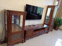 格澜帝尔（growdear）电视柜实木电视柜茶几组合 美式电视机柜地柜边柜酒柜带抽客厅 2米2电视柜 整装 实拍图
