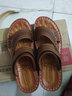 尊尼威龙凉鞋男休闲两用凉拖鞋男防滑防水沙滩鞋男夏季开车拖鞋男 88500棕色 43 实拍图