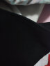 雅鹿 休闲裤男 2020秋季商务正装西裤修身直筒高弹抗皱免烫男士长裤 18551061 黑色（厚款） 35（二尺八） 实拍图