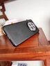 卡伦顿 适用华为mate50pro手机壳Mate50保护套金属镜头圈电镀素皮超薄全包防摔时尚男女通用 Mate50pro【炫黑色】真皮手感丨炫酷镜圈 实拍图