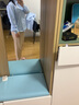 利比吉春秋新款白色衬衫女士长袖V领白衬衣洋气职业工装正装蓝色工作服 蓝色V长袖 XL115-130斤左右 实拍图