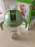 小泰克（little tikes）儿童吸管杯学饮杯鸭嘴杯PPSU奶瓶防漏带重力球水杯宝宝喝奶水杯 PPSU水杯 绿色 270ml 赠奶嘴盖 实拍图