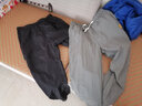 【2条装】九分裤男薄款系带松紧腰束脚哈伦潮流百搭宽松冰丝夏季薄款男士韩版潮男裤小脚休闲裤 黑色+灰色 2条 31（2尺4适合125-135斤） 实拍图