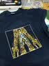 蓝之旺 T恤定制工作服印字logo夏季短袖男公司文化衫班服订做团建衣服 A款正肩藏青 【26支全棉180g】 2XL 实拍图