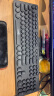 雷迪凯  机械手感键盘可爱女生 键盘鼠标有线套装 台式笔记本电脑办公键鼠套装 USB复古朋克键盘 单键盘-时尚黑 实拍图