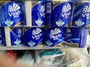 维达（Vinda）卷纸 蓝色经典卷纸 家用有芯卷筒纸巾 厕纸手纸卫生纸 擦手 4层 200g/卷*10卷 *2提 实拍图