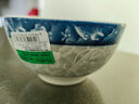 怀贤中式餐具碗盘碟套装家用中国风碗筷陶瓷器 吃饭碗盘子菜盘汤碗 青花4.5英寸碗-10个装 实拍图