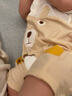 缤丽猫 婴儿连体衣夏季宝宝新生儿衣服纯棉短袖哈衣爬服空调服薄款夏装 短袖连体衣-拼接咖色 80cm 实拍图