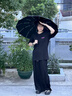 RAINLITE全自动雨伞成人便携大号加固抗风伞折叠伞商务防晒晴雨两用太阳伞 96骨加大加固晴雨两用----耀石黑 实拍图