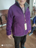 奉孝妈妈冬装摇粒绒卫衣抓绒外套女新款秋冬中老年人加绒加厚运动上衣 加厚款深紫色 3XL（建议120-135斤） 实拍图